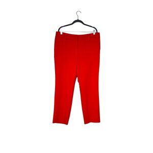 Ann Taylor Factory red signature ankle pants size 12